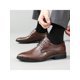 thumbnail image 1 of Men's Dress Shoes Fashion Oxford Shoes Leather Business Shoe For Men Casual Comfortable, 1 of 4