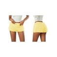 thumbnail image 2 of Rdhnmea Women's Summer Ruffled Frilly Shorts, Multi-Layer Mesh Short Pants, 2 of 9