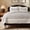 Petite Floral — Taupe and Warm Gray, variant on EVERGRACE Cotton Quilt Set King Size, 100% Cotton Reversible Lightweight Bedspread Coverlet, Vintage Floral Farmhouse Bedding, Traditional Botanical Quilt with 2 Pillow Shams, Dark Charcoal 108"×96"