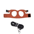 thumbnail image 2 of Small Pet Chest Strap and Leash Set 3 Sizes S M L for Growing Squirrels, Adjustable 1.65m Rope Walking Harness, Escape Proof Reflective Lead for Chipmunks Small Animals Outdoor, 2 of 9