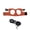 Orange, variant on Squirrel Traction Rope Set, Chest Strap And Leash Adjustable Small Animal Walking Harness, Anti-Biting Chain Rope Vest Strap for Hamster Gerbil Rat Mouse & Small Animals, for Reptile Walking
