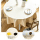 thumbnail image 5 of Mantel impermeable y resistente al aceite, antiescaldaduras, no lavable, para hoteles y restaurantes, mantel redondo para mesa de hogar, mantel grueso, 5 of 5