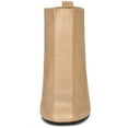 thumbnail image 3 of BLISSFUL STEP Women's Chelsea Square Toe Block Heels Boots, 3 of 7