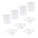 thumbnail image 4 of Herramientas de pegamento de resina de silicona para bricolaje - Taza medidora de 100 ml Taza mezcladora de resina líquida, tazas graduadas, Wandteppich de 8Piezas perfecl Vasos de resina para mezclar, 4 of 8