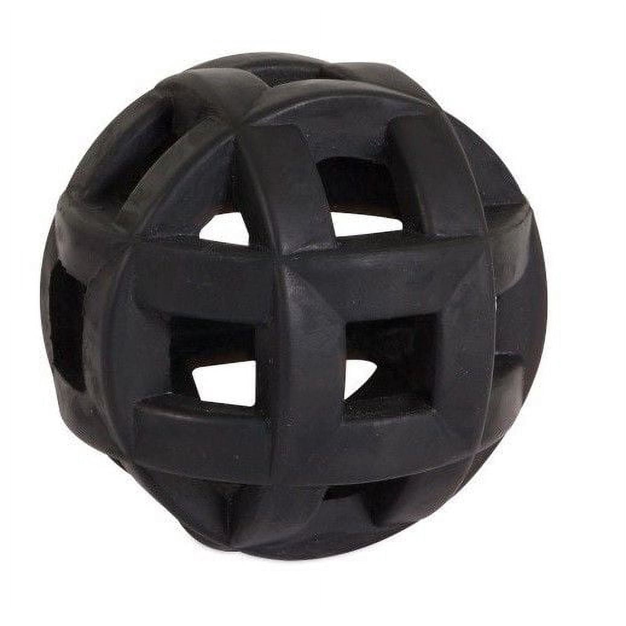 Heavy Duty Durable Natural Rubber Dog Treat Toy Extreme Hol-ee Mol-ee Roller (Black)