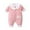 Pink, variant on Odeerbi Baby Girls Boys Clothes Baby Rompers Autumn Winter Plus Cotton Thermal Romper Jumpsuit