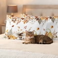 thumbnail image 3 of Fall Grey Orange Outdoor Waterproof Pillow Covers, Thanksgiving Pumpkins Brown Maple Leaf Decorative Rectangle Throw Pillowcase Sofa Cushion Sham for Patio/Couch/Chair, 20"x12" 2 Pack, 3 of 8