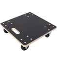 thumbnail image 6 of LuckyNote 15"x15" Furniture Moving Wooden Dolly Set of 2, Heavy Duty Rolling Mover with 4 Swivel Wheels, Supports 1320 lbs – Black, 6 of 10
