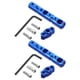 thumbnail image 3 of 2 juegos de soportes de extensión para manillar de motocicleta, soporte multifunción para luz auxiliar y soporte para teléfono, barra de abrazadera de repuesto, 3 of 8