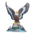 thumbnail image 2 of Estatua de águila, escultura de animal, adorno artificial decorativo, centro de mesa, decoración para estudio, estantería de granja, 2 of 9
