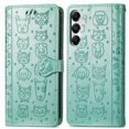 thumbnail image 1 of Funda Cartera FOXDOCK para Samsung Galaxy A35 5G , Flip PU con Relieve de Gatos y Perros, Tarjetero y Soporte, 1 of 6