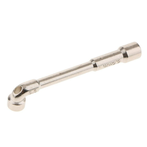 Llave de tubo tipo L DYNWAVEMX Pulida con Orificio Pasante Acero de 5.5 Mm