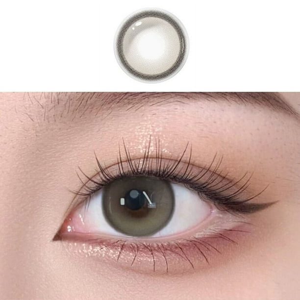 Mill CREEK lentes de contacto de colores para miopia ojos grandes con dioptrias aumento de potencia brillante cosmetico azul maquillaje Bodega Aurrera en linea