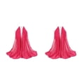 thumbnail image 4 of Guardurnaity Bufanda de empalme de bolas de lana Transpirable Pañuelo de moda Silenciador de diseño aerodinámico amigable con la piel para Four 8rosa roja 2piezas, 4 of 6