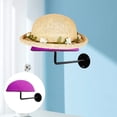 thumbnail image 4 of Estante de exhibición decorativo Zulema ajuste multifuncional para sombreros y pelucas color café Violeta, 4 of 8