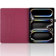 thumbnail image 6 of Case for iPad Pro 11 inch (M4) 2024, 360 Rotatable Protective Stand Cover, Red, 6 of 7