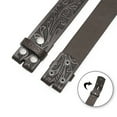thumbnail image 5 of Genuine Full Grain Western Engraved Tooled Leather Belt Strap Belt 1-1/2" Wide, 5 of 5