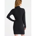 thumbnail image 3 of No Boundaries Turtle Neck Mini Dress, Women’s, 3 of 4