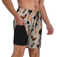 thumbnail image 3 of Haiem Funny Chicken Mens Swim Trunks with Compression Liner 2 in 1 Swimming Shorts Stretch Swimwear Quick Dry,Board Shorts-XX-Large, 3 of 9