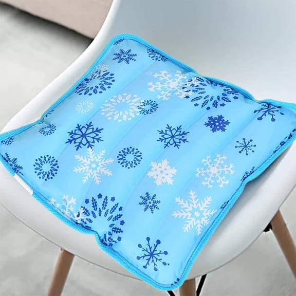 CHIKANSTORE 18x18in Chair Cushion Reusable Cooling Cushion Foldable Water Filling Chair Pad Multifunctional Water Seat Cushion for School Travel Home Office