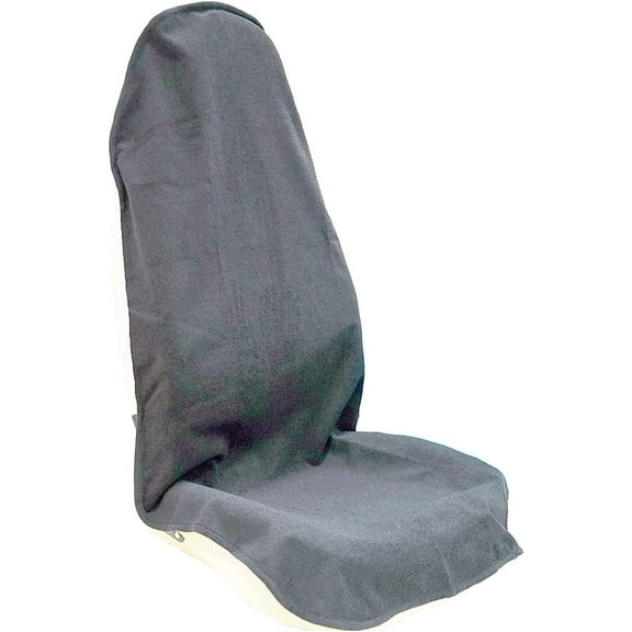 Car Seat Cover Protector Front Seats,for Gym Workout,Running,Swimming,Beach and Hiking,Waterproof Sweat Towel Bucket Seat Covers for Trucks SUV Jeep (Grey, 1Pcs)
