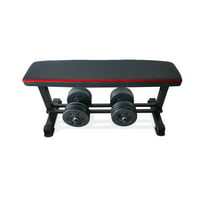 Deals on CAP Flat Weight Bench & 50 lb Adjustable Vinyl Dumbbell Set