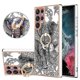 thumbnail image 1 of Funda para Samsung Galaxy S22 Ultra 5G con galvanoplastia de doble cara IMD y soporte para anillo (sonrisa), 1 of 5