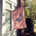 thumbnail image 2 of Caroline's Treasures BB7951CHF Racing Pigeon Pink Check Flag Canvas House Size , Large, multicolor, 2 of 4