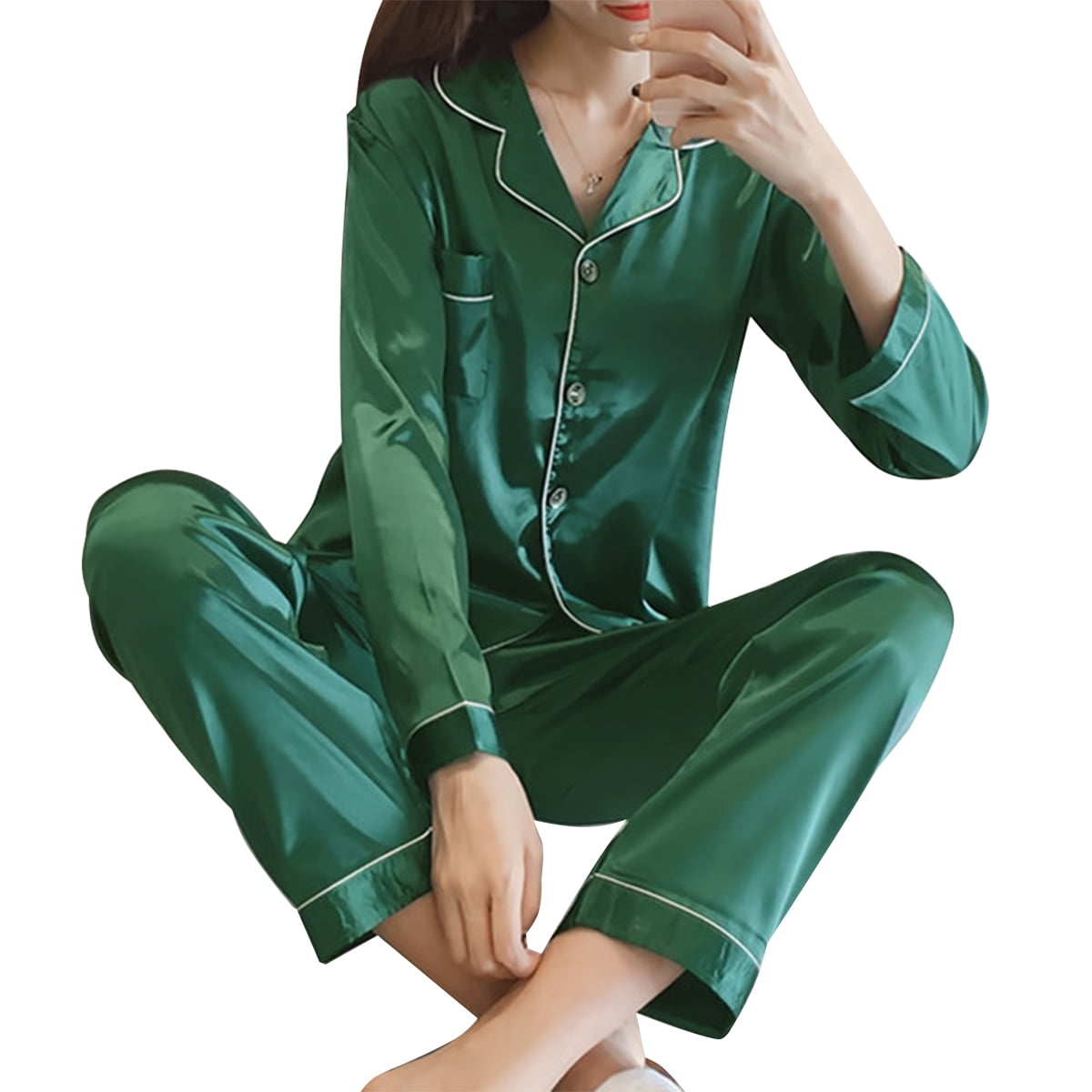 Green pyjamas hotsell