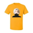 thumbnail image 2 of Wild Bobby, Hip Marilyn Monroe Portrait Classic Beauty Pose, Famous People, Men Graphic Tee, Gold, XX-Large, 2 of 4