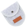 thumbnail image 1 of Plectrum Holder Case, Wool Felt Anti-Falling Guitar Pick Bag Pouch Durable Portable  For Storage Black,Grey, 1 of 8