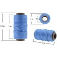 thumbnail image 4 of Flat Waxed Thread for Leather Sewing - Leather Thread Wax String Polyester Cord for Leather Craft Stitching Bookbinding by Mandala Crafts, 4 of 34