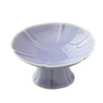 thumbnail image 5 of FashionCha Ceramic Dessert Stand Footed Fruit Plate for Cupcakes Donuts Kitchen Counter Purple, 5 of 9