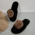 thumbnail image 4 of Bovxnpu House Slippers for Women Casual Indoor/Outdoor Shoes, Women's Casual Open-Toe Capibala Comfortable And Warm Slippers Suitable For Fall And Winter Home Wear Comfy Indoor House Shoes, 4 of 8