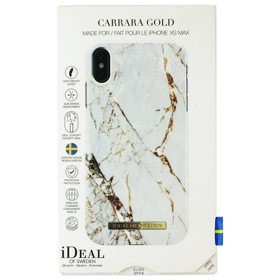 iDeal of Sweden Printed Case for  iPhone XS Max - Carrara Gold