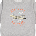 thumbnail image 3 of Inktastic Aircraft Spotter Plane Lover Toddler Sweatshirt, 3 of 4