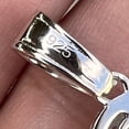 thumbnail image 3 of Real Solid 925 Sterling Silver Italian Horn Cornicello Charm CZ Iced Flooded Out Pendant, 3 of 9
