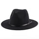 thumbnail image 1 of Sombreros Fedora de lana de imitación Vintage para mujer y hombre, sombreros de fieltro de invierno y oto?o, sombrero de Jazz de ala ancha para caballero ZefeiWu 8390606859976, 1 of 1