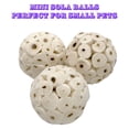 thumbnail image 5 of 5122 Mini Sola Balls Pk6 - Sola Wood Shreddable Bird Foot Toys, 5 of 7
