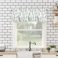 thumbnail image 3 of Jbralid Spring Summer Sage Green Eucalyptus Leaves Curtain Valances for Windows Farmhouse Leaf Kitchen Curtains 54x18 Inch Short Rod Pocket Valance for Living Room Bathroom Bedroom Decor, 3 of 5