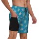 thumbnail image 2 of Fotbe Sea Turtle Traje de Baño para Hombre – Shorts de Natación de Secado Rápido con Forro y Bolsillos-Medium, 2 of 6
