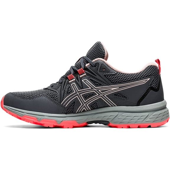 ASICS Women's Gel-Venture 8 (D) Wide Running Shoe Carrier Gray/Ginger Peach - 1012A706-021