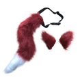 thumbnail image 4 of Billuyoard Decoración de Halloween fiesta Cosplay conjunto Navidad cola oreja personalidad campana cuello Collar fabuloso Cosplay traje cola Kits de decoración para fiestas No.10, 4 of 6