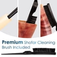 thumbnail image 4 of HalleluYAH Shofar from Israel Yemenite Kudu Fully Polished Shofar Horn Plus Ram Horn, 24-28 inches, 4 of 8