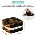 thumbnail image 5 of Pumpkin Travel Portable Square Jewelry Box Earring Necklace Bracelet Holder Organizer Display Case Stand Decorative Box Storage Box, 5 of 6