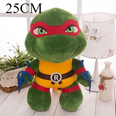 Anime TMNT Plush Toy Ninja Turtles Q Version Sitting Posture Leonardo Da Vinci Raphaelaction Room Decoration