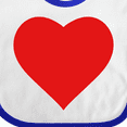 thumbnail image 4 of Inktastic Red Heart Boys or Girls Baby Bib, 4 of 4