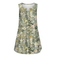 thumbnail image 2 of TaTaai Women Casual Loose Retro Print V-Neck Sleeveless Short Dress Fashion Ladies Spring Summer Beach Vacation Wear Lightweight Breathable Non-See-Through Soft Dress Gift, 2 of 8