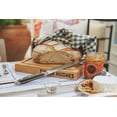thumbnail image 2 of Chuck Hughes 9" Damascus Serrated Bread Knife – Premium Razor-Sharp Loaf Slicer, Chef-Quality Kitchen Knife with Ergonomic Handle, 2 of 2