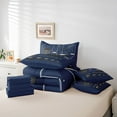 thumbnail image 6 of jejeloiu Ice Hockey Bedding Comforter Set 7 Pieces,Boys Ball Games Full Bedding Set,Hockey Helmet Stick Fitted Sheet Flat Sheet For Teens,Ultra Soft Home Decor Reversible, 6 of 8